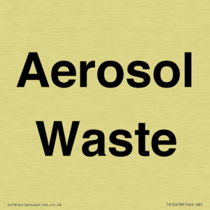 Aerosol Waste